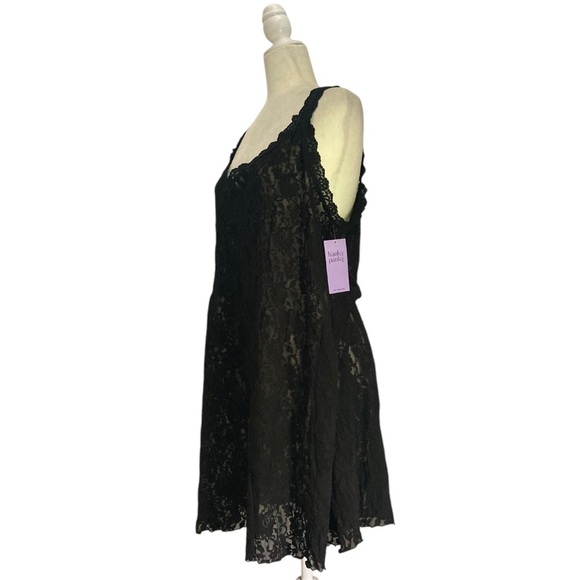 Hanky Panky Black Chemise NWT Plus Size Women’s Signature Lace Chemise Lingerie - Picture 6 of 11